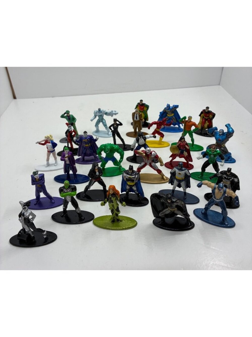DC Comics Jada Toys Nano Metalfigs Batman Robin Villains & Heroes 29 Piece Lot